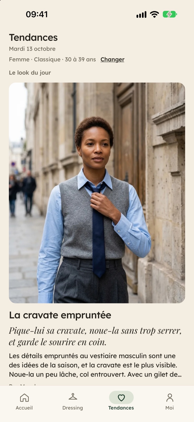 Tendances, le look du jour